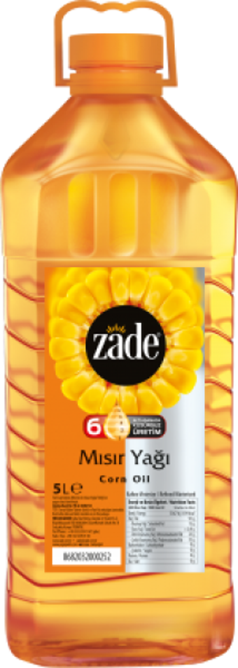 Zade 5 lt Pet Mısırözü Yağı
