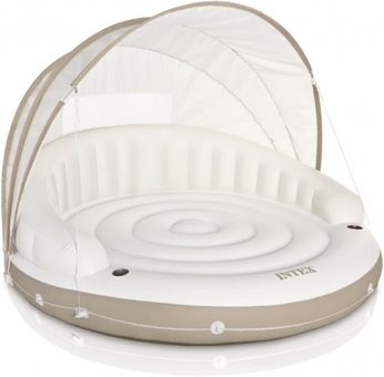 Intex 58292 Bardaklı Gölgelikli 199 cm X 150 cm Çift Kişilik Koltuk Yetişkin Deniz Yatağı