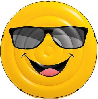 Intex 57254 173 cm X 173 cm Tek Kişilik Emoji Yetişkin Deniz Yatağı