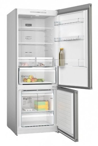 Bosch KGN55VIF0N Çift Kapılı Statik F Enerji Sınıfı 483 lt Inox Alttan Donduruculu Solo Kombi Tipi Buzdolabı