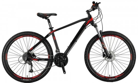 Mosso Blackedition H 27.5 Jant 27 Vites Siyah Dağ Bisikleti