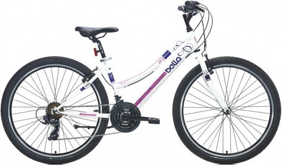 Bianchi Bella 26 Jant 21 Vites Beyaz Dağ Bisikleti