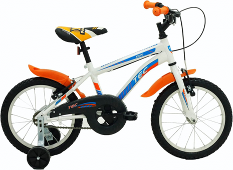 Belderia Tec Ares 16 16 Jant 1 Vites Beyaz-Turuncu Şehir / Tur Bisikleti