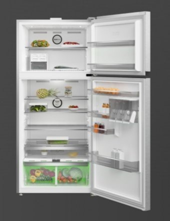 Arçelik 583650 EI Çift Kapılı Statik D Enerji Sınıfı 630 lt Inox Üstten Donduruculu Solo Kombi Tipi Buzdolabı