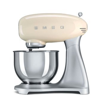 Smeg SMF02 800 W Hamur Yoğurmalı Çırpıcılı Krem Standlı Mikser