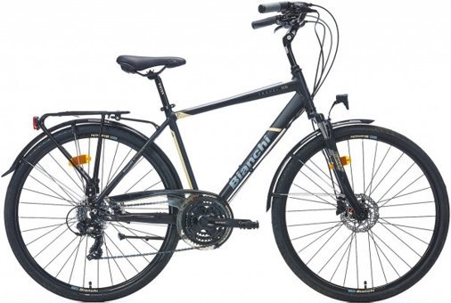 Bianchi Travel 506 28 Jant 21 Vites Siyah Şehir / Tur Bisikleti