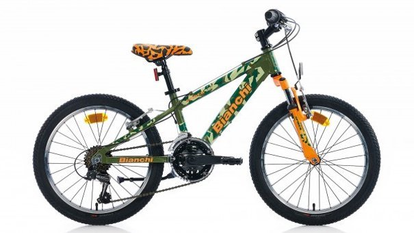 Bianchi Spider 400 20 Jant 18 Vites Turuncu-Yeşil Dağ Bisikleti