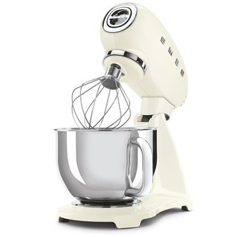 Smeg SMF03 800 W Hamur Yoğurmalı Çırpıcılı Krem Standlı Mikser
