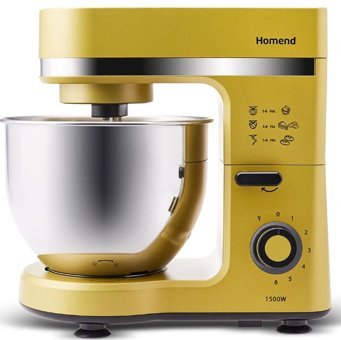 Homend Profashion 3080H (700.01.01.0393) 1500 W Hamur Yoğurmalı Çırpıcılı Gold Standlı Mikser