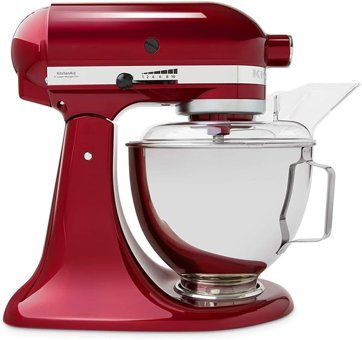 KitchenAid 5KSM45E 275 W Hamur Yoğurmalı Çırpıcılı Bordo Standlı Mikser