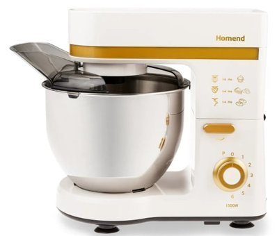 Homend Profashion 3062H (700.01.01.0352) 1500 W Hamur Yoğurmalı Çırpıcılı Krem Standlı Mikser