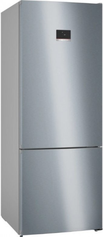 Bosch KGN55CIE0N Çift Kapılı Statik E Enerji Sınıfı 483 lt Inox Alttan Donduruculu Solo Kombi Tipi Buzdolabı