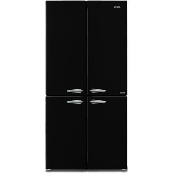 Vestel FD56001 4 Kapılı Nofrost F Enerji Sınıfı 488 lt Retro Siyah Alttan Donduruculu Solo Gardrop Buzdolabı