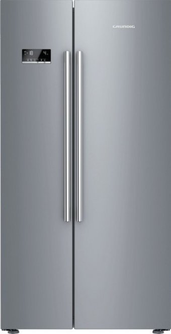 Grundig GSND 6383 S Çift Kapılı Statik A++ Enerji Sınıfı 558 lt Gri Alttan Donduruculu Solo Gardrop Buzdolabı
