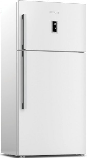 Grundig GRND 6100 Çift Kapılı Statik A++ Enerji Sınıfı 565 lt Üstten Donduruculu Solo Kombi Tipi Buzdolabı
