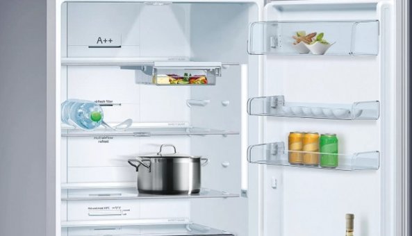 Profilo BD3056BFLN Çift Kapılı Nofrost A++ Enerji Sınıfı 508 lt Siyah Alttan Donduruculu Solo Kombi Tipi Buzdolabı