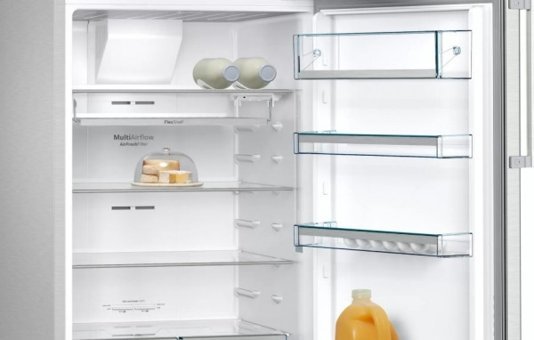 Bosch KDN56AIF0N Çift Kapılı Statik F Enerji Sınıfı 522 lt Inox Üstten Donduruculu Solo Kombi Tipi Buzdolabı