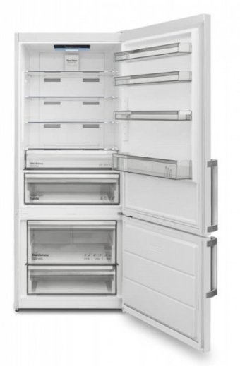 Vestel NFK60012 E GI Çift Kapılı Nofrost E Enerji Sınıfı 537 lt Modern Alttan Donduruculu Solo Kombi Tipi Buzdolabı