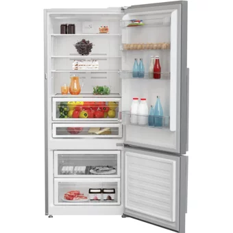 Altus ALK 474 XL Çift Kapılı Statik F Enerji Sınıfı 532 lt Inox Alttan Donduruculu Solo Kombi Tipi Buzdolabı
