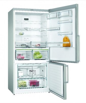 Bosch KGN86AID1N Çift Kapılı Statik D Enerji Sınıfı 631 lt Inox Alttan Donduruculu Solo Kombi Tipi Buzdolabı