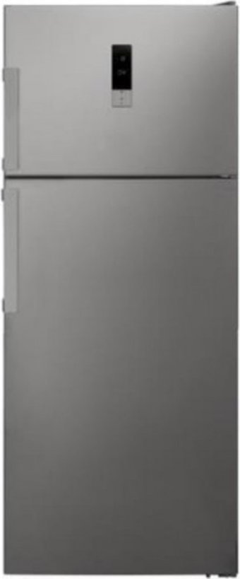Vestel NF600 EX Çift Kapılı Nofrost E Enerji Sınıfı 510 lt Modern Inox Üstten Donduruculu Solo Kombi Tipi Buzdolabı