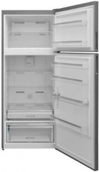 Vestel NF600 EX Çift Kapılı Nofrost E Enerji Sınıfı 510 lt Modern Inox Üstten Donduruculu Solo Kombi Tipi Buzdolabı