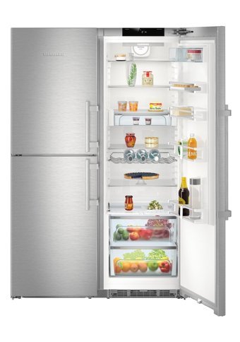 Liebherr SBSES 8483 3 Kapılı Nofrost A+++ Enerji Sınıfı 688 lt Rustik Gri Alttan Donduruculu Solo Gardrop Buzdolabı
