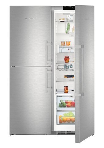 Liebherr SBSES 8483 3 Kapılı Nofrost A+++ Enerji Sınıfı 688 lt Rustik Gri Alttan Donduruculu Solo Gardrop Buzdolabı