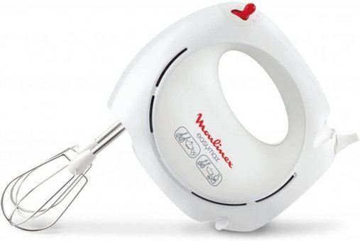 Moulinex Easy Max 200 W Hamur Yoğurmalı Çırpıcılı Beyaz Tekli Mikser