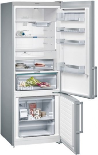 Siemens KG56NAI32N Çift Kapılı Nofrost A++ Enerji Sınıfı 505 lt Modern Inox Alttan Donduruculu Solo Kombi Tipi Buzdolabı