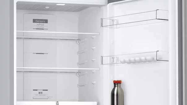 Siemens KG55NVIF0N Çift Kapılı Nofrost F Enerji Sınıfı 483 lt Modern Inox Alttan Donduruculu Solo Kombi Tipi Buzdolabı