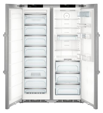 Liebherr Sbses 8773 Çift Kapılı Nofrost D Enerji Sınıfı 645 lt Rustik Inox Alttan Donduruculu Solo Gardrop Buzdolabı