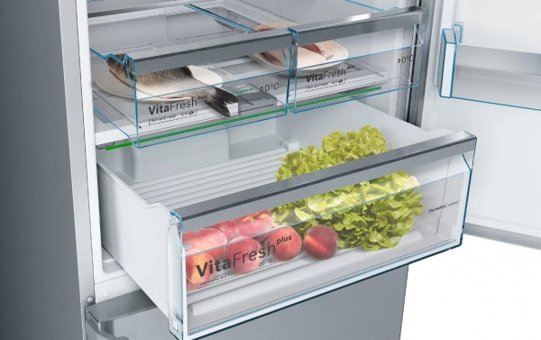 Bosch KGN56HIF0N Çift Kapılı Statik F Enerji Sınıfı 508 lt Inox Alttan Donduruculu Solo Kombi Tipi Buzdolabı