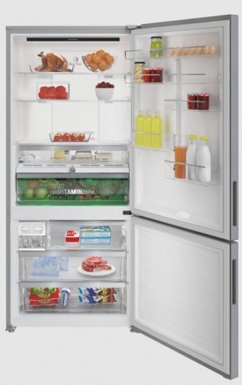 Grundig GKNE 7201 I Çift Kapılı Statik F Enerji Sınıfı 615 lt Inox Alttan Donduruculu Solo Kombi Tipi Buzdolabı