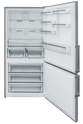 Franke FFCB 620 NF XS Çift Kapılı Statik A++ Enerji Sınıfı 564 lt Inox Alttan Donduruculu Solo Kombi Tipi Buzdolabı