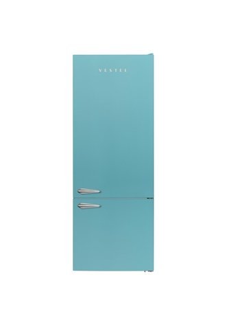Vestel NFK52001 Çift Kapılı Nofrost F Enerji Sınıfı 471 lt Retro Mavi Alttan Donduruculu Solo Kombi Tipi Buzdolabı
