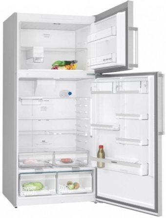 Bosch KDN86AIE0N Çift Kapılı Statik E Enerji Sınıfı 641 lt Inox Üstten Donduruculu Solo Kombi Tipi Buzdolabı