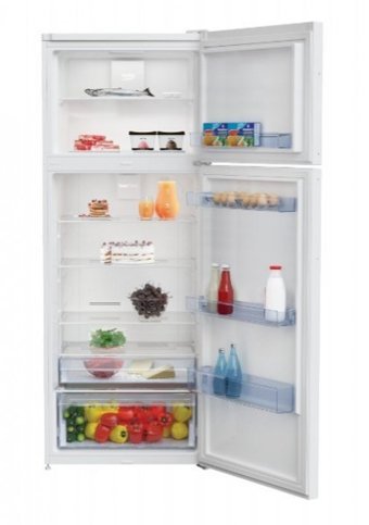Beko 970504 MB Çift Kapılı Statik F Enerji Sınıfı 455 lt Üstten Donduruculu Solo Kombi Tipi Buzdolabı