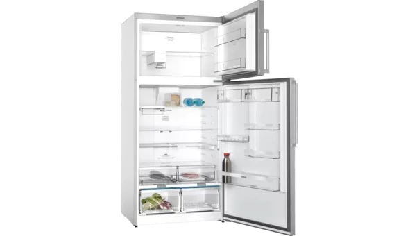 Siemens KD86NAIF0N Çift Kapılı Nofrost F Enerji Sınıfı 641 lt Modern Inox Üstten Donduruculu Solo Kombi Tipi Buzdolabı