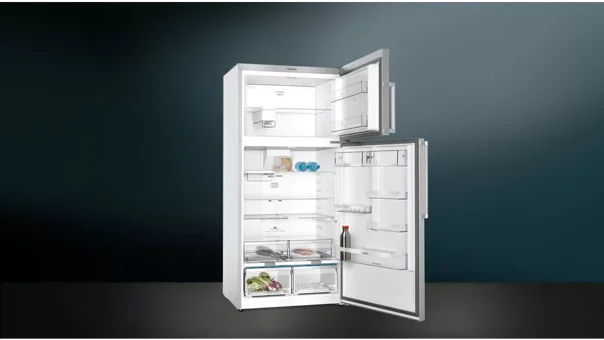 Siemens KD86NAIF0N Çift Kapılı Nofrost F Enerji Sınıfı 641 lt Modern Inox Üstten Donduruculu Solo Kombi Tipi Buzdolabı