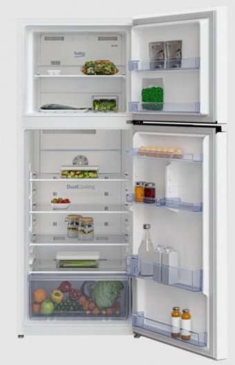 Beko 966411 MB Çift Kapılı Statik F Enerji Sınıfı 375 lt Üstten Donduruculu Solo Kombi Tipi Buzdolabı