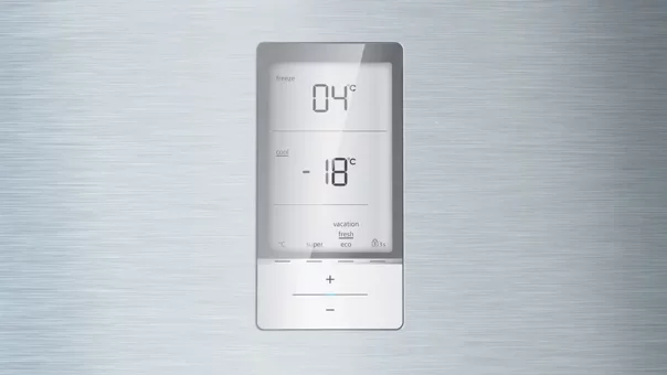 Siemens KD76NAIE0N Çift Kapılı Nofrost E Enerji Sınıfı 542 lt Modern Inox Üstten Donduruculu Solo Kombi Tipi Buzdolabı