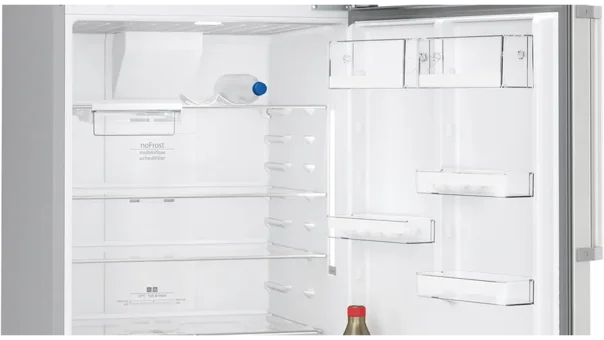 Siemens KD76NAIE0N Çift Kapılı Nofrost E Enerji Sınıfı 542 lt Modern Inox Üstten Donduruculu Solo Kombi Tipi Buzdolabı