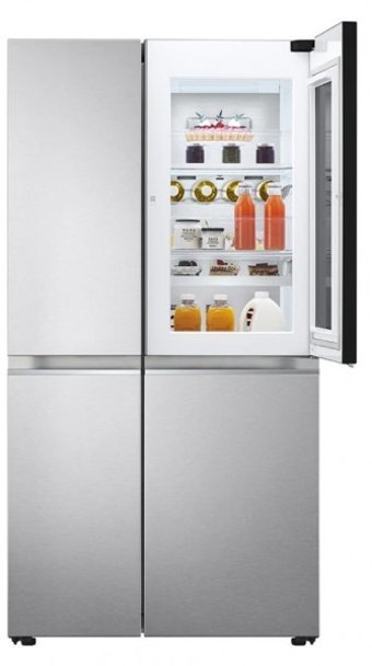 LG GC-Q257CSFS 4 Kapılı Statik F Enerji Sınıfı 655 lt Gri Alttan Donduruculu Solo Gardrop Buzdolabı