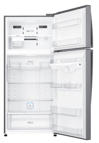 LG GN-H702HLHU Çift Kapılı Statik E Enerji Sınıfı 506 lt Inox Üstten Donduruculu Solo Kombi Tipi Buzdolabı