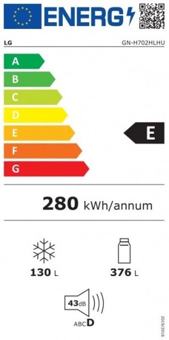 LG GN-H702HLHU Çift Kapılı Statik E Enerji Sınıfı 506 lt Inox Üstten Donduruculu Solo Kombi Tipi Buzdolabı