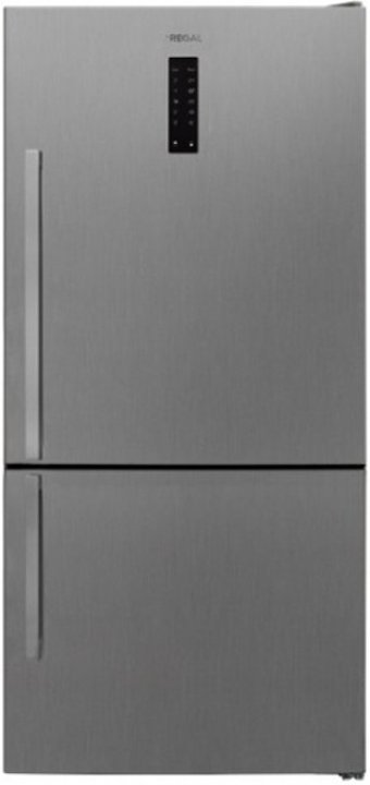 Regal NFK 64031 EIG KI Çift Kapılı Nofrost E Enerji Sınıfı 581 lt Gri Alttan Donduruculu Solo Kombi Tipi Buzdolabı