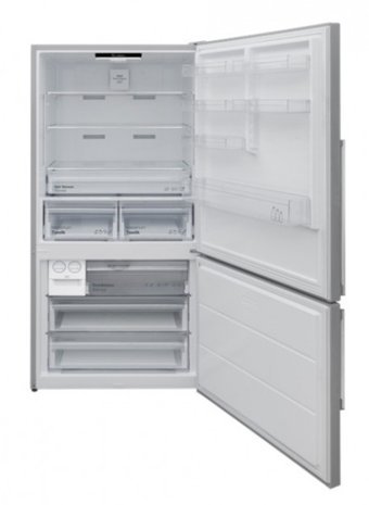 Regal NFK 64031 EIG KI Çift Kapılı Nofrost E Enerji Sınıfı 581 lt Gri Alttan Donduruculu Solo Kombi Tipi Buzdolabı