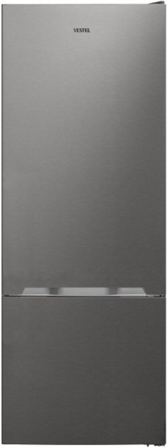 Vestel NFK520 X Çift Kapılı Nofrost A++ Enerji Sınıfı 453 lt Rustik Inox Alttan Donduruculu Solo Kombi Tipi Buzdolabı