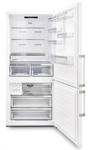 Vestel NFK64012 E GI Pro Çift Kapılı Nofrost E Enerji Sınıfı 588 lt Modern Alttan Donduruculu Solo Kombi Tipi Buzdolabı